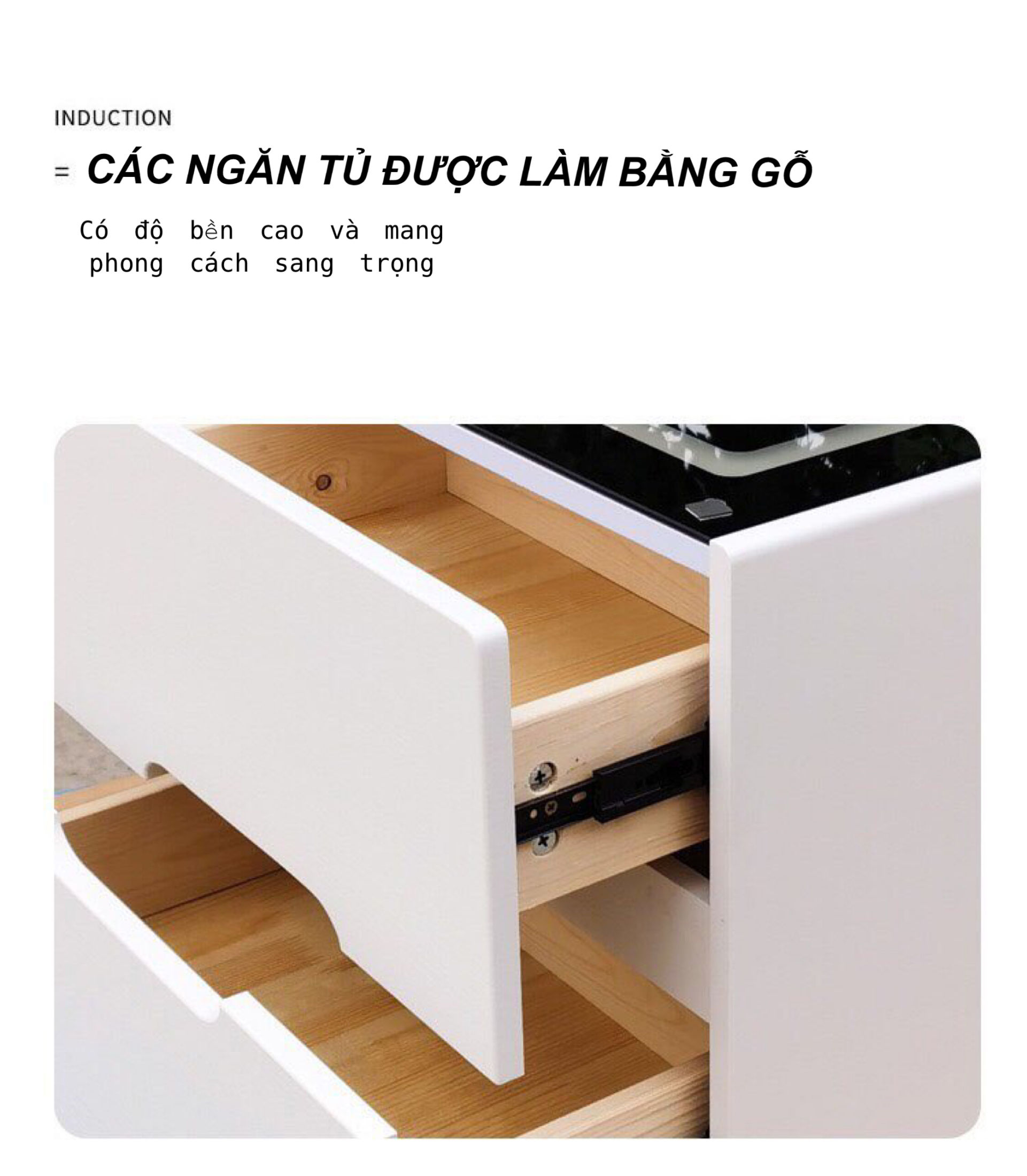 Tủ Đầu Giường, Tab Đầu Giường Có Đèn Led, Sạc Điện Thoại Không Dây Thông  Minh Thế Hệ Mới